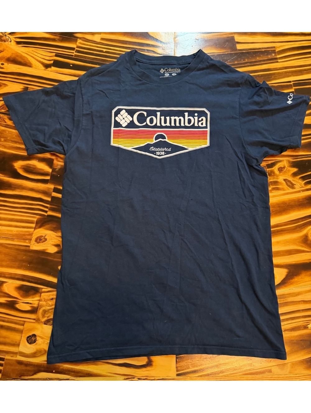 Columbia navy graphic T-shirt